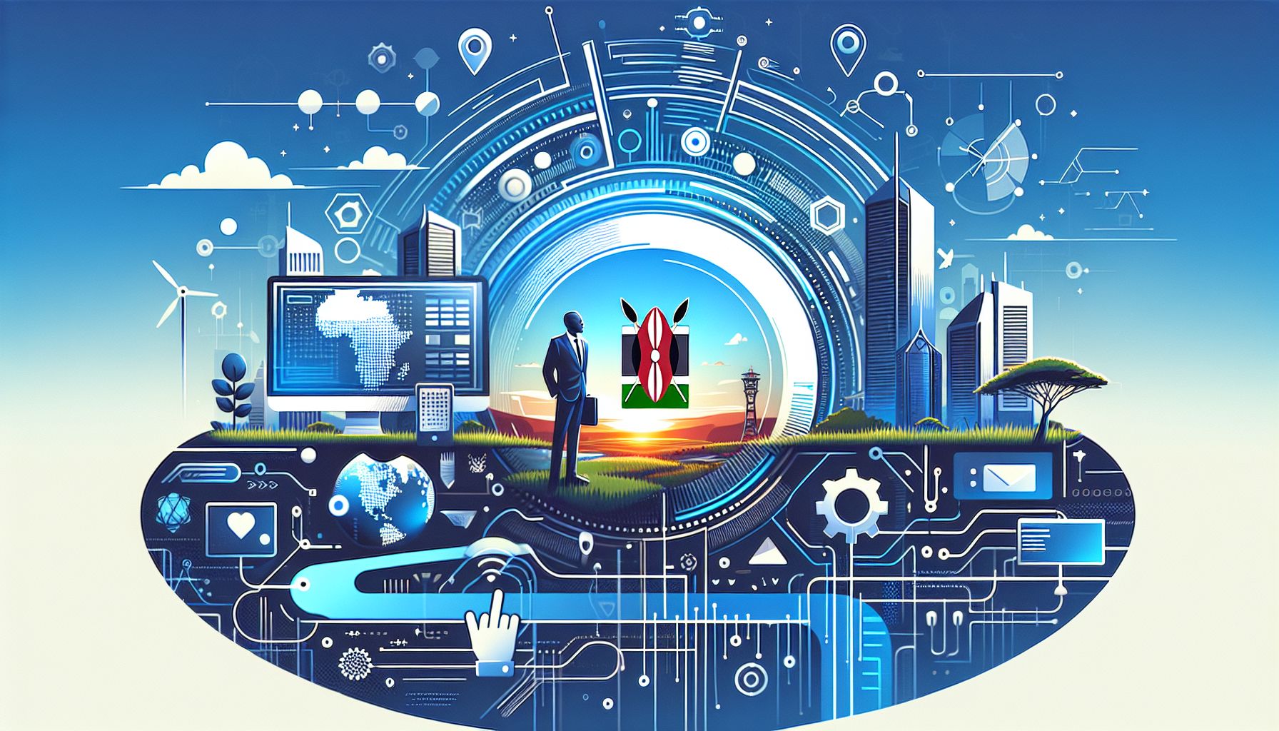 Why is it important for Kenyan businesses to have a well-designed website?